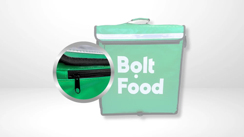 Kit de pornire pentru livrare Bolt Food cu geantă telescopică