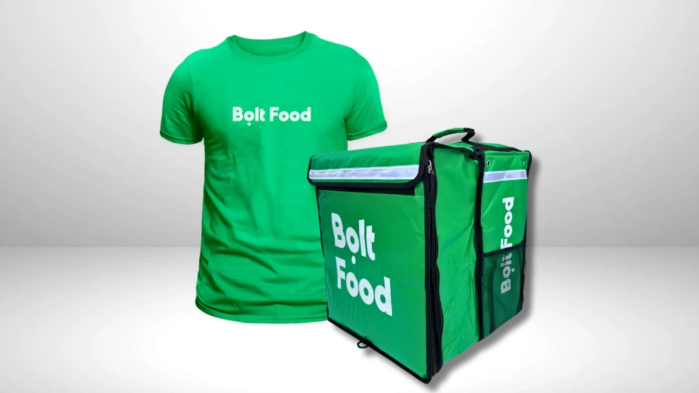 Geantă de livrare Telescopică Bolt Food + Tricou